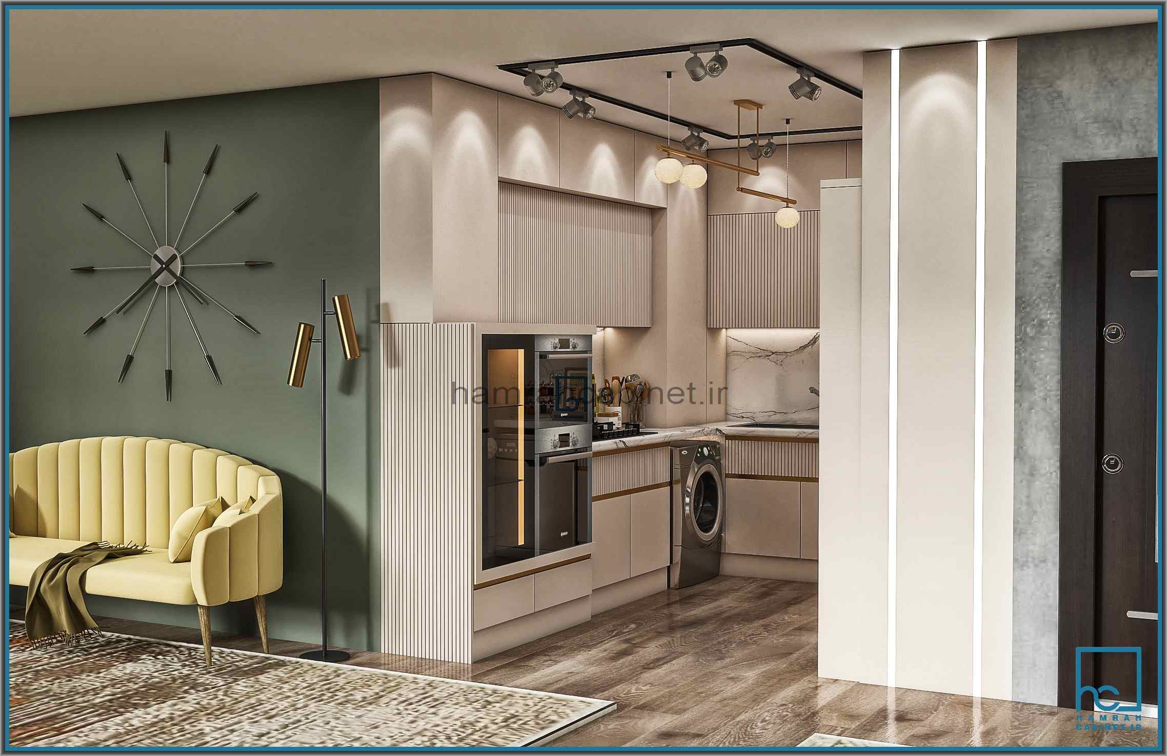 کابینت مدرن ژورنالی56